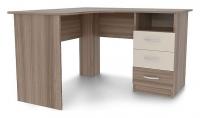 Стол компьютерный 1200 угловой Галерея ясень шимо т./крем