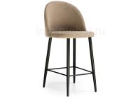 Барный стул Амизуре бежевый / черный матовый фото Барный стул Амизуре бежевый / черный матовый. Фото №1