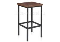 Барный стул Лофт филадельфия коньяк / черный матовый фото Барный стул Лофт филадельфия коньяк / черный матовый. Фото №1