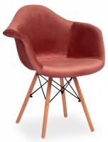 Кресло Secret De Maison CINDY SOFT (EAMES) (mod. 101) дерево береза/металл/мягкое сиденье/ткань, 61 х 60 х 80 см , коралловый (HLR 44)/натур Кресло Secret De Maison CINDY SOFT (EAMES) (mod. 101) дерево береза/металл/мягкое сиденье/ткань, 61 х 60 х 80 см , коралловый (HLR 44)/натур. Фото №1