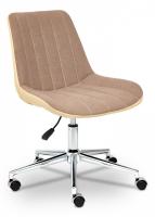 Кресло STYLE экошерсть/кож/зам, коричневый/бежевый, 36-34 фото Кресло STYLE экошерсть/кож/зам, коричневый/бежевый, 36-34. Фото №1