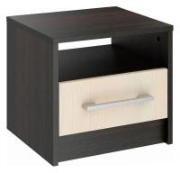 Элиза СТЛ.138.11 Тумба прикроватная Венге/Дуб молочный фото Элиза СТЛ.138.11 Тумба прикроватная Венге/Дуб молочный