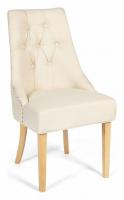 Стул Secret De Maison Prima (mod. C004-2) дерево береза, ткань: вельвет, 52х61х100см, бежевый (поставляется по 2 шт). Фото №1