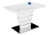 Стол стеклянный Space 160 белый Стол стеклянный Space 160 белый. Фото №1