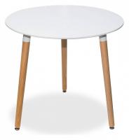 Стол Пиза 800*800*740 круглый Белый. Фото №1