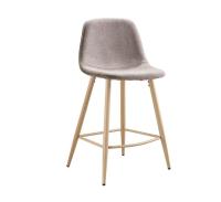 Стул полубарный 350S бежевый/дерево