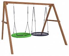 Качели детские Р911-24, коричневый. Фото №2