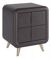 Тумба прикроватная Софи, (480х370х580) шоколад (экокожа) фото Тумба прикроватная Софи, (480х370х580) шоколад (экокожа). Фото №1