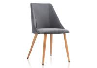Стул Morgan dark gray / wood фото Стул Morgan dark gray / wood