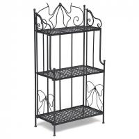 Этажерка Secret De Maison 002, сплав металла/аллюмиий, 59х30х118см, черный