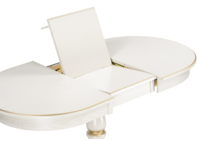 Стол деревянный Сайрус слоновая кость / золото. Фото №4