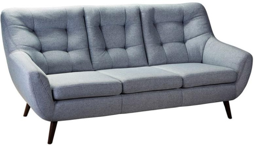 Стул барный Лион голубой велюр. Фото №1