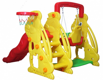 Комлекс игровой Кролик ZK010-1, желтый, красный. Фото №5