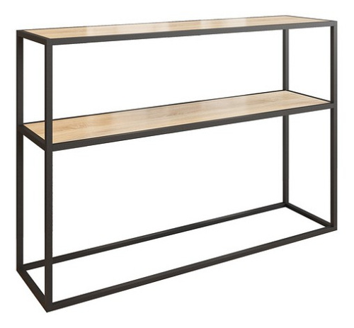 Стойка 7 черный муар/дуб сонома. Фото №1