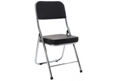 Стул Chair раскладной черный фото Стул Chair раскладной черный. Фото