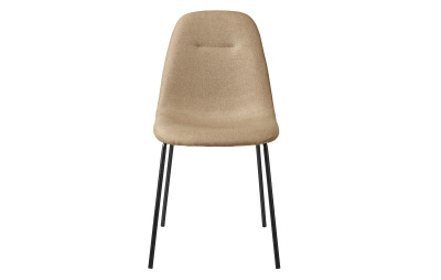 Стул C-1101 бежевый/матовый черный фото Стул C-1101 бежевый/матовый черный. Фото №5