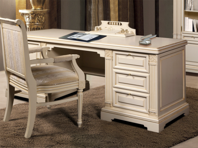 Стол письменный Престиж ГМ 5971 (крем с патиной). Фото