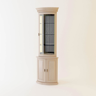 Шкаф для посуды Милан 4 + витрина Милан 6 фото Шкаф для посуды Милан 4 + витрина Милан 6. Фото №2