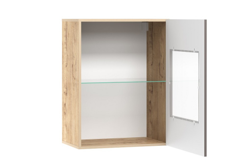 Шкаф навесной  Livorno  НМ 011.30-01, Софт Графит, Дуб Бунратти. Фото №2