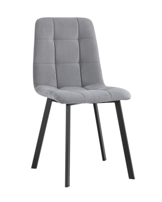 Стул Oliver Square велюр серый. Фото №2