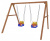 Качели детские Р911-2, коричневый фото Качели детские Р911-2, коричневый. Фото №3