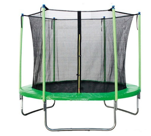 Батут AL-in244 2440 мм, зеленый, черный. Фото №3