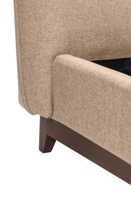 Кровать с ортопедическим основанием 1.6 Сканди Лайт Бежевый. Фото №5