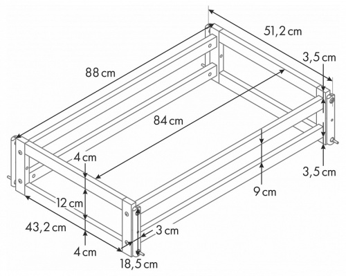 Маятник для кровати Polini Kids Simple 340,. Фото №7