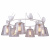Подвесная люстра Arte Lamp Passero A4289LM-6WH. Фото №1