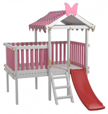 Комплекс игровой ДК6Р, розовый, серый фото Комплекс игровой ДК6Р, розовый, серый. Фото №5