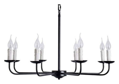 Подвесная люстра Arte Lamp Graff A1857LM-8BK. Фото №1