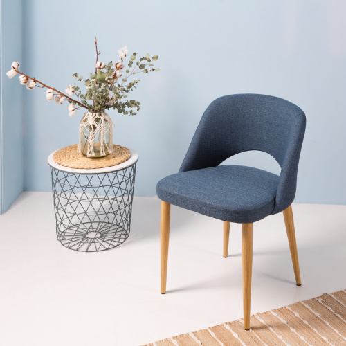 Кресло Lars Сканди Блю/Натур. Фото №5