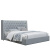 Кровать 1726 GREY серая. Фото №1
