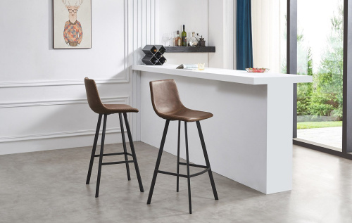 Барный стул 8307А-6 Brown (коричневый). Фото №2