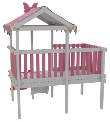 Комплекс игровой ДК7Р, розовый, серый. Фото №4