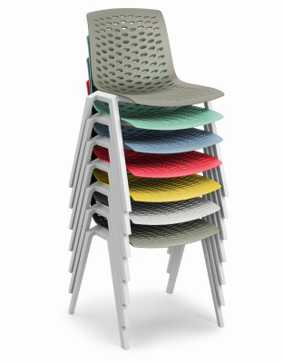 Стул Lux-4 каркас белый фото Стул Lux-4 каркас белый. Фото №2