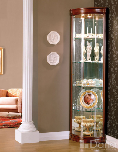 Угловая витрина №528 пекан фото Угловая витрина №528 пекан. Фото №1