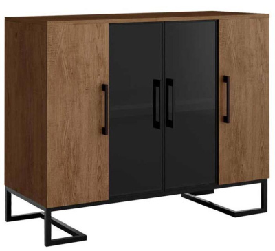 Тумба под оргтехнику Loft Дуб Табак фото Тумба под оргтехнику Loft Дуб Табак. Фото №2