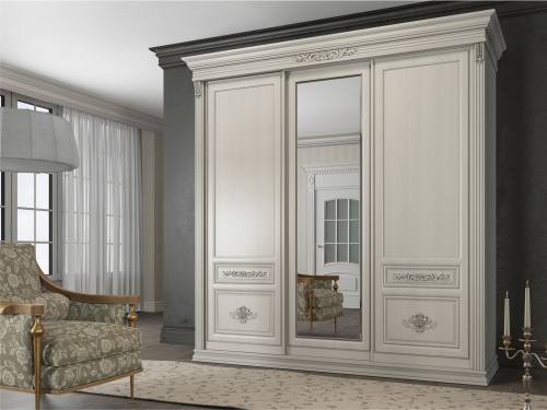 Шкаф-купе 3-ств  Б 8.60-3/1 Классика. Фото №1