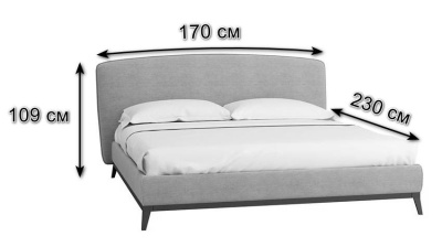 Кровать с ортопедическим основанием 1.4 Сканди Лайт Бежевый фото Кровать с ортопедическим основанием 1.4 Сканди Лайт Бежевый. Фото №3