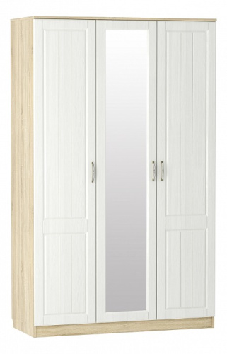 (Сильва) НМ 040.33 Шкаф Оливия / дуб сонома / белый. Фото №1