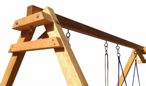 Качели детские Р911-31, коричневый. Фото №5