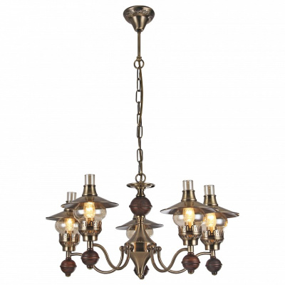 Подвесная люстра Arte Lamp Trattoria A5664LM-5AB фото Подвесная люстра Arte Lamp Trattoria A5664LM-5AB. Фото №2