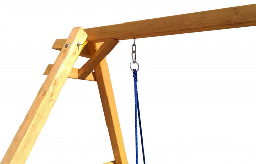 Качели детские Р911-20, коричневый. Фото №6