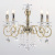 Подвесная люстра Eurosvet Ravenna 10104/5 античная бронза/прозрачный хрусталь Strotskis фото Подвесная люстра Eurosvet Ravenna 10104/5 античная бронза/прозрачный хрусталь Strotskis. Фото №1