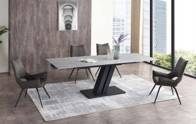 Стул DC1241 серый/черный фото Стул DC1241 серый/черный. Фото