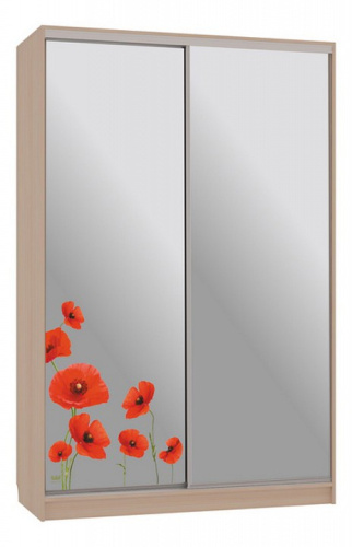 Рио 4-600 маки (полки справа) дуб млечный. Фото №1