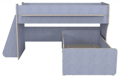 Кровать двухъярусная Р444, голубой. Фото №3