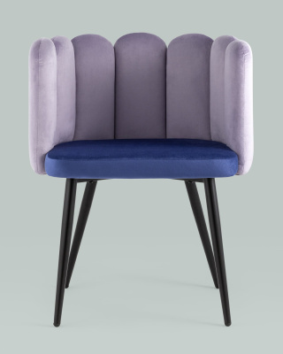 Кресло Карнавал сиреневое/синее. Фото