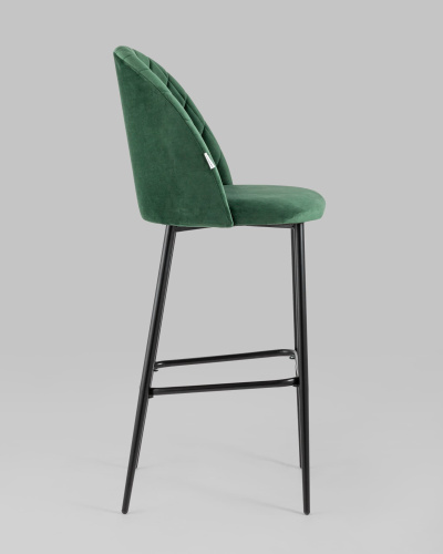 Стул барный Марсель велюр зеленый. Фото №4